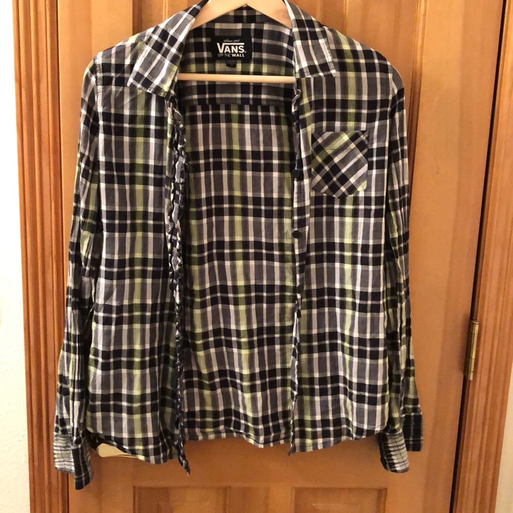 Vans button down shirt - size M